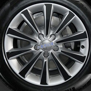 14款奥迪A6L轮毂贴碳纤维贴纸改装专用车轮贴汽车装饰保护轮胎贴