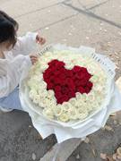99朵红玫瑰花束同城配送重庆上海鲜花速递女朋友爱人闺蜜生日送花