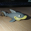 鲨鱼LED发声发光钥匙扣挂件鲸鱼小海洋霸主钥匙链大鲨鱼