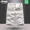 jeep吉普短裤男士夏季薄款中裤，大码七分裤潮流男外穿休闲裤子