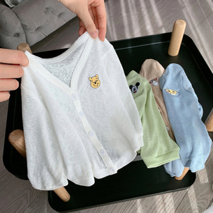 宝宝防晒衣婴幼儿童装，男女童开衫外套夏季薄款中小童上衣服空调衫