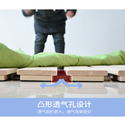 定制防潮排骨架实木榻榻米透气折叠硬床板简易松木床垫架子1.51.8