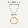 周生生集团旗下品牌EMPHASIS形系列18K金钻石吊坠91341P