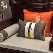 中式罗汉床垫子五件套古典红木沙发坐垫套罩实木家具棕乳胶垫定制