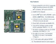 supermicro 超微 X10DAC 主板 LGA2011 V3 V4 C612 DDR4内存 台式