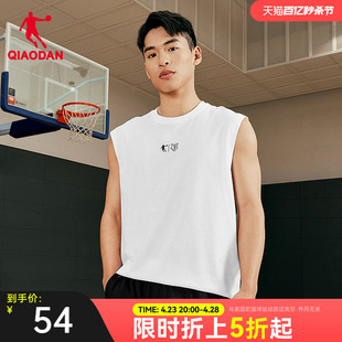 中国乔丹KJ篮球运动背心男2024夏季男士宽松休闲美式无袖T恤