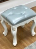 美式梳妆台凳欧式凳子公主梳妆台凳子软包真皮化妆凳实木换鞋凳