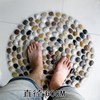 天然鹅卵石浴室垫洗澡垫鹅卵石按摩垫淋浴防滑垫石头垫脚垫地垫