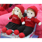婚庆压床娃娃抱枕一对结婚情侣娃娃毛绒，玩具公仔玩偶创意结婚