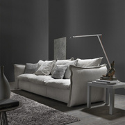 简约现代布艺沙发北欧中小户型乳胶羽绒沙发单人三人组合网红家具