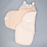 新生儿连脚抱被春秋冬季婴儿包被睡袋两用初生宝宝外出襁褓用品
