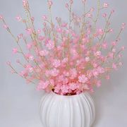 DIY手工编织材料包幸福樱花套装粉色串珠创意桌摆仿真花水晶花