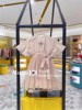 品牌童装定制2023韩版夏季女童连衣裙蝙蝠袖收腰纱裙公主裙