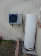 德能空气能空气源热泵热水器150L 汕头家用 智能 长菱太空能配件