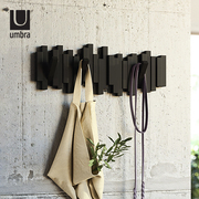 Umbra 创意墙壁挂衣架 北欧墙上衣帽架门口玄关钥匙装饰琴键挂钩
