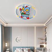 儿童房灯创意个性男孩房间灯超人卡通吸顶灯现代简约温馨卧室灯具