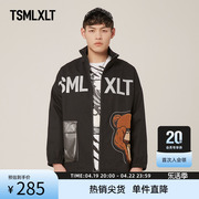 tsmlxltttbear系列青春时尚休闲个性夹克潮牌街头全棉外套