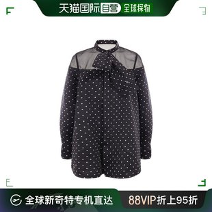 香港直邮潮奢 Sacai 女士 满点圆点长袖衬衫 2306941