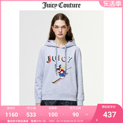 juicycouture橘滋卫，衣女美式春季运动连帽衫长袖套头上衣