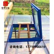 北京铝合金手动天窗屋顶玻璃阳光房天窗断桥铝窗电动天井采光天窗