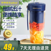 荣事达榨汁杯便携式家用水果小型榨汁机迷你充电动炸果汁杯多功能