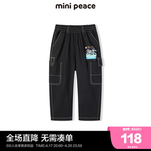 同款minipeace太平鸟童装男童，牛仔老爹裤22秋新f1gbc3122