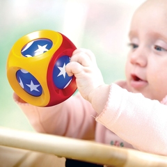Tolo婴儿手抓球可啃咬宝宝感统触觉球抓握红色早教球3-6-9月1-2岁