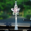 韩国创意汽车挂件水晶，女士车内饰品，车载挂饰小车内吊坠后视镜