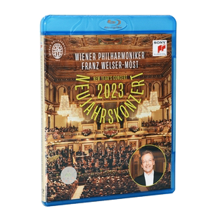 原版进口古典碟片2023年维也纳新年音乐会 蓝光DVD光盘高清视频BD