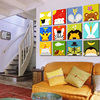 儿童房客厅过道，卧室装饰画可爱卡通，动物幼儿园挂画无框画壁画