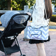 婴儿车挂包多功能推车收纳袋通放防用宝宝婴幼儿童水，x湿纸巾挂袋
