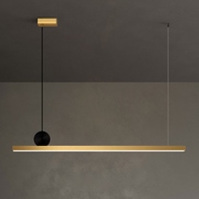 极简餐厅吊灯现代简约北欧客厅吧台办公创意个性LED长条餐桌