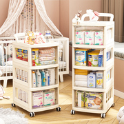 儿童玩具收纳架落地家用婴儿用品喂养收纳柜宝宝置物整理箱储物柜