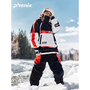 phenix菲尼克斯sp27男女款单双板，滑雪服复古款，户外防水保暖外套