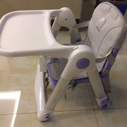 安途美宝宝餐椅婴幼儿童吃t饭桌便携可折叠外出家用轻便座椅饭桌