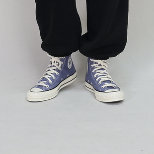 Converse/匡威1970S复古灰蓝紫色高帮帆布鞋时尚休闲鞋 A10272C
