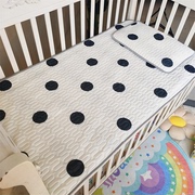 婴儿凉席乳胶夏季宝宝可用幼儿园午睡儿童拼接床冰丝透气吸汗定制