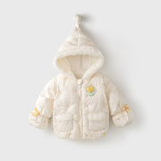 女宝宝冬装衣服儿童，加绒外套1-4岁小童保暖棉袄，女童秋冬外出棉服