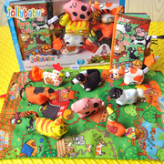 宝宝立体布书早教玩偶0-1-2-3岁玩具婴儿游戏毯0-6个月生日礼物