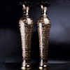 巴基斯坦铜器手工雕刻铜花瓶电视柜玄关装饰摆设开业庆典金属花瓶