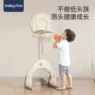 儿童篮球架可升降篮球框投篮架室内宝宝男孩球类玩具篮球迷你家用