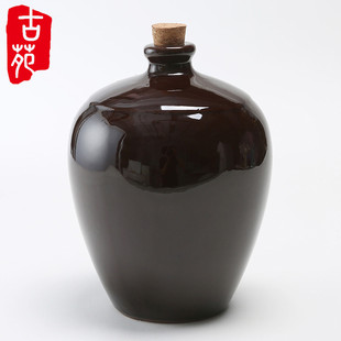 123510斤装陶瓷酒坛土陶酒罐子窖藏密封装白黄红酒配木塞空瓶酒瓶