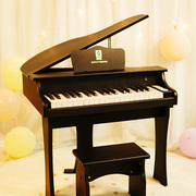 儿童钢琴木质女孩玩具电子琴可弹奏宝宝初学益智1一6周岁生日礼物