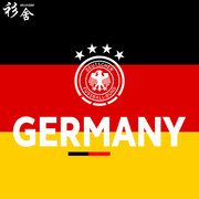 德国国家队日耳曼战车足球迷圆领卫衣，套头薄款男女加绒长袖，球衣服