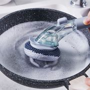 锅清洁锅刷刷易洗碗神器洗碗清洗长柄刷子，多功能伤家用碗不不沾油