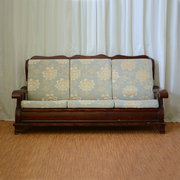 实木沙发垫带靠背加厚海绵，四季通用春秋椅中式红木质联邦椅子坐垫