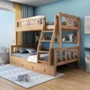 全实木上下床子母床两层儿童床高架床，母子床双层大人多功能双人床