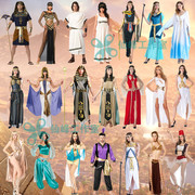 万圣节服装 成人男女派对阿拉伯埃及艳后 阿拉丁法老希腊演出服