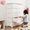日本爱丽思密闭式环保树脂儿童塑料五斗柜爱丽丝抽屉式收纳柜衣柜