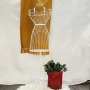 欧式铁艺模特架女道具婚纱，拍摄服装架全身，半身女挂衣架展示架